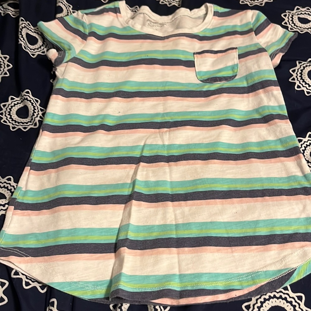 stripped fitted shirt